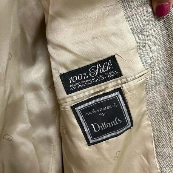 ! Dior Vintage 100% silk Oversized Blazer - Picture 3 of 7